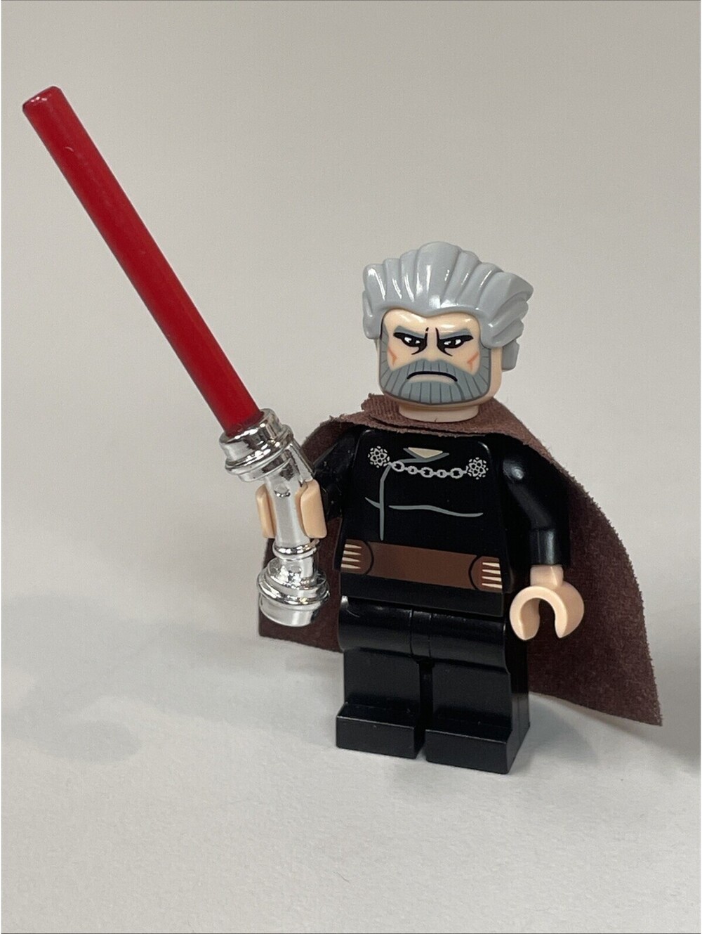 LEGO Star Wars Count Dooku Minifigure 7752 9515 Clone Wars Mini Figure GENUINE